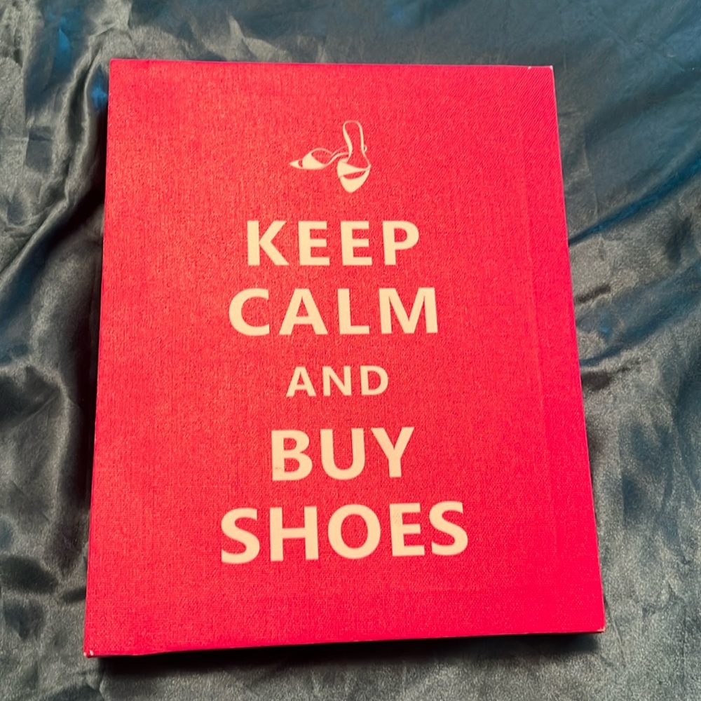 Keep Calm and Buy Shoes Canvas